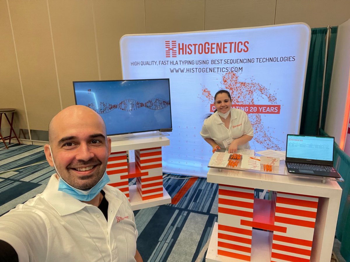 HistoGenetics is welcoming you at ASHI2021!
Please stop by &amp; say hi at booth 95. 

#HistoGenetics
#ASHI2021 #immunogenetics #HLAtyping #NGS
#histocompatibility #Sequencing #dnasequencing