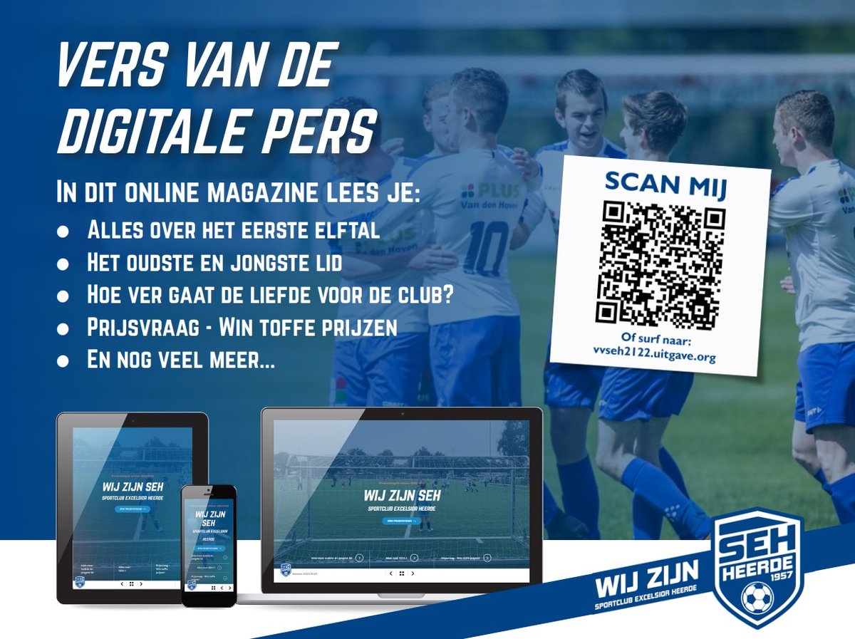 Vers van de digitale pers! Deze advertentie staat in De Schaapskooi van deze week. Heb jij de online pr-gids nog niet bekeken? Bekijk 'm hier! @ vvseh2122.uitgave.org #trots #pr #gids #rt #heerde #wijzijnseh