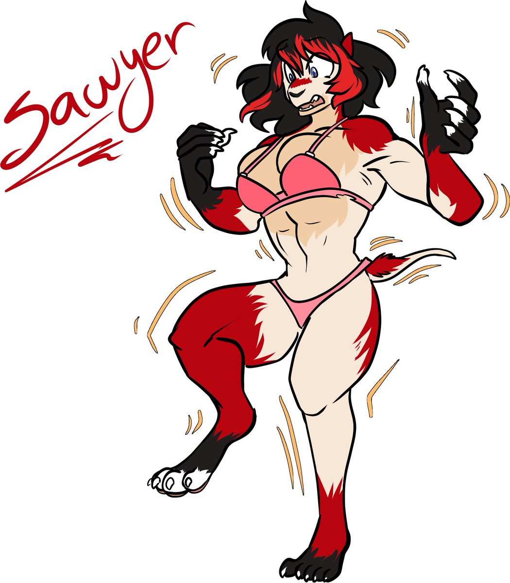 End_Of_Et3rnity's tweet photo. Local werewolf girl tries on some new Lingerie, it doesn't end well..

Another awesome sequence from @RTF_Mtr ❤️❤️ https://t.co/i1F2Vo6MwY