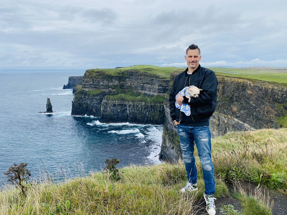 JoeManganiello's tweet photo. Had a weekend off from work on #Moonhaven &amp; took off for a true Irish experience in Galway. 
The people were fantastic as was the homemade cheeses, chocolates, &amp; oak smoked salmon.
Shout out to my guide Fergus for planning an unforgettable trip into the countryside. Good craic! https://t.co/k4QuW56jG4