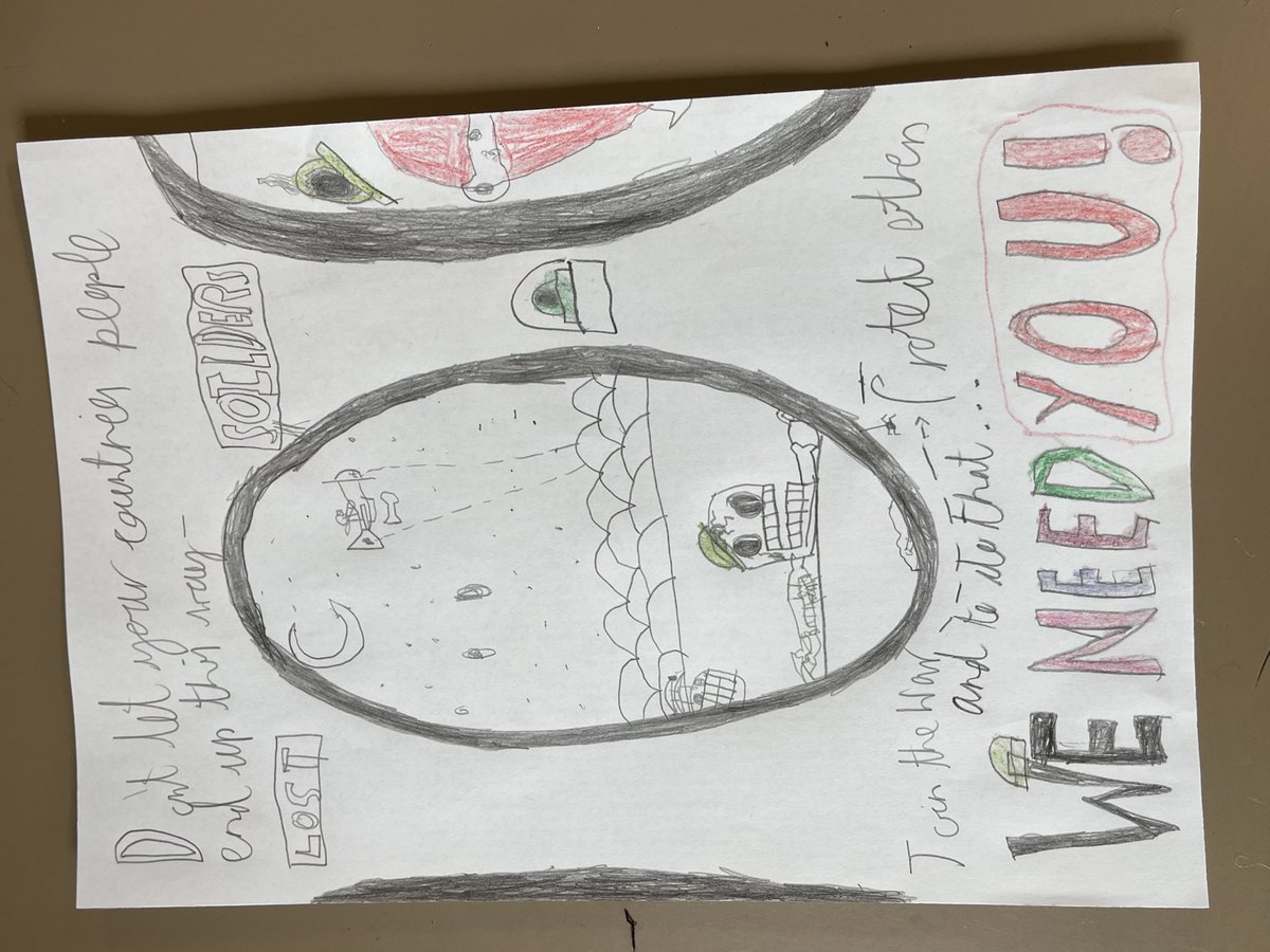 Mrs_JHoughton's tweet photo. Just a snippet of the incredible propaganda posters that 9y1 have been working on #WW1 #Propaganda #PropagandaPosters #CrossCurricularStudies @MiddleMACS @Main_MACS https://t.co/KY96LzxweQ
