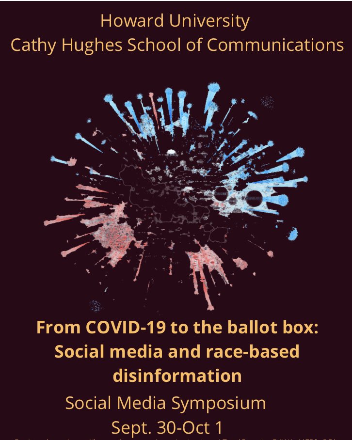 Super excited about the social media symposium coming up this week hosted by <a href="/HowardUniv/">HOWARD UNIVERSITY</a> and <a href="/AEJMC/">AEJMC</a>. Dr. Angela Patterson and I will be presenting about echo chambers - the polarization, domestic extremism, and the dissemination of misinformation on social media. Hot topic!!!