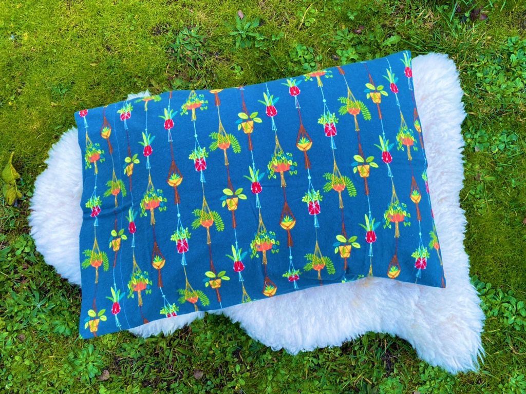 🪴 Hanging plants flannel pillowcase 🪴