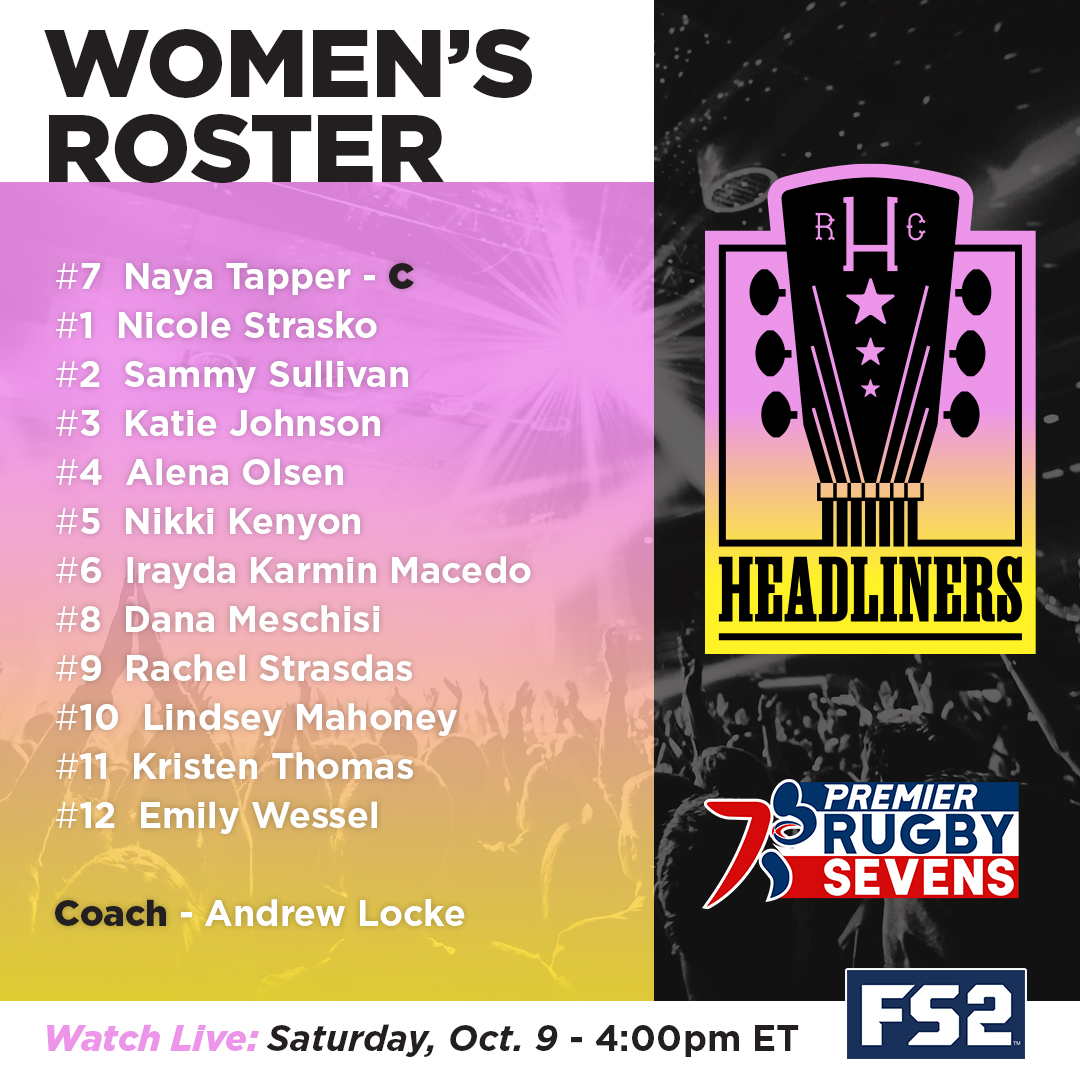 prsevens's tweet photo. Please gather around for the Headliners! 🎸Introducing the official women's roster for the @headlinerspr7s in our Inaugural Championship!
See this squad in person in Memphis or watch LIVE on FS2 and @TSN_Sports! 📺 https://t.co/pWP1LNGCyt