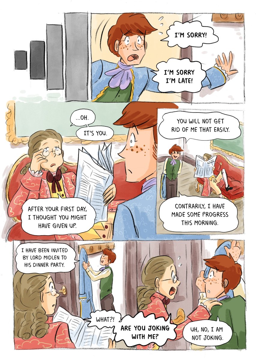 theorah's tweet photo. Here's the last few pages for Chapter 3! 
I guess it's maaake oveerrr tiiime~ https://t.co/JfAHGYtRGW