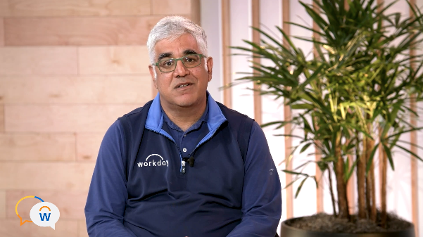 WorkdayEvents's tweet photo. “The next generation is about blurring
the lines between applications that people need to run their businesses,” states @aneelb. #WDAYConversations https://t.co/1nzi9vfw3e
