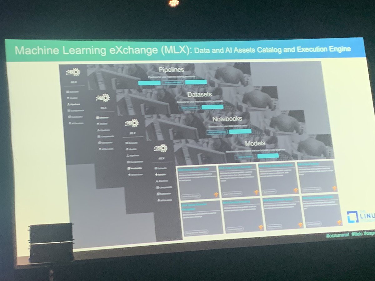 AnimeshSingh's tweet image. IBM VP of Open Source, @tmmoore_1  announcing Machine Learning eXchange at #OSSummit                   ml-exchange.org @LFAIDataFdn @linuxfoundation #ospocon