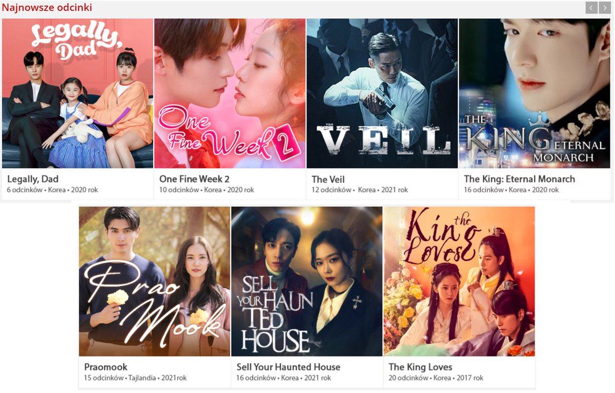 DramaQueenpl's tweet photo. Ostatnio wydane: 😎😎😎
#TheKingLoves :18-20 finał 🎉🎉
#SellYourHauntedHouse : 12-13
#Praomook : 3-4
#TheKingEternalMonarch : 13-14
#TheVeil : 2
#OneFineWeek2 : 7-8
#LegallyDad : 1 - premiera!
#DramaQueenPL #DQPL https://t.co/FKBOVJjfP5