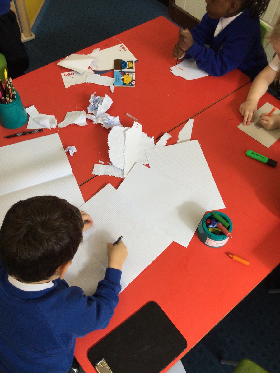 NorthWalsall's tweet photo. In Reception, we have loved Mark making this afternoon. The children have used several techniques, tools and materials to express themselves. #EYFS #messymarkmaking https://t.co/q6MTh2GfaV