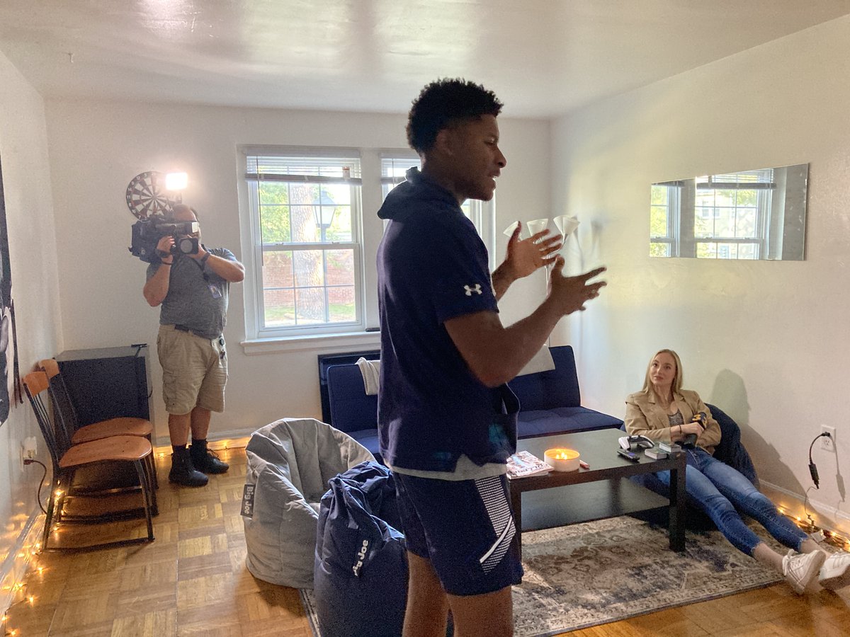 ODUSports's tweet photo. Shooting some awesome features for upcoming @ODU_MBB Full Court Press shows!
π¬π¦π
#ODUSports | #ReignOn | #Monarchs https://t.co/VERXTNejxI
