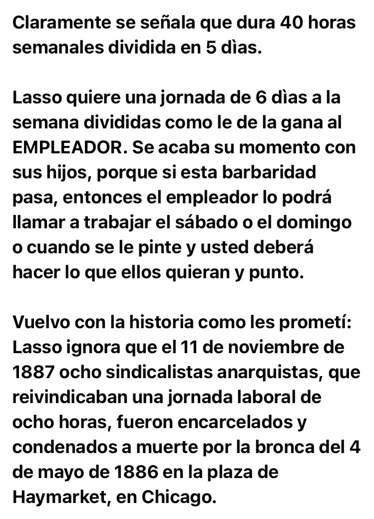 PedritoExtranja's tweet photo. Es mucho más fácil someter al que piensa que ya está sometido. ¿Por qué decimos NO al proyecto Lasso?
Gracias por leer y difundir. https://t.co/ge6RGHN4oM