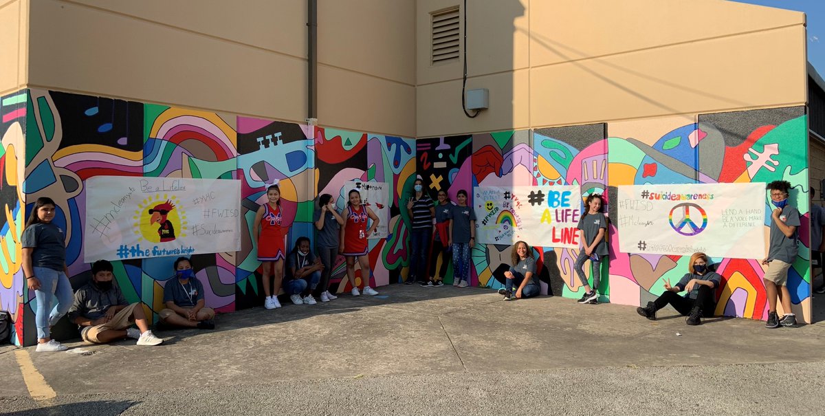 McLeanFWISD's tweet photo. This week is The Future Is Bright week in FWISD. Today’s theme is “Be A Lifeline”. Being a lifeline means being there to help others when they need it. Spread kindness today & let others know they are not alone! #fwisd #yv4c #suicideawareness #bealifeline https://t.co/rcq1YvRHFA