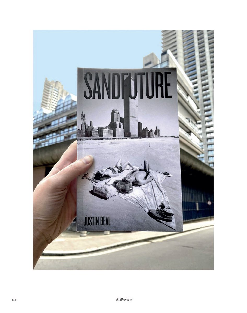 thejustinbeal's tweet photo. Print review of #sandfuture by David Terrien in September issue of @ArtReview_ @mitpress https://t.co/EwUcRSObzs