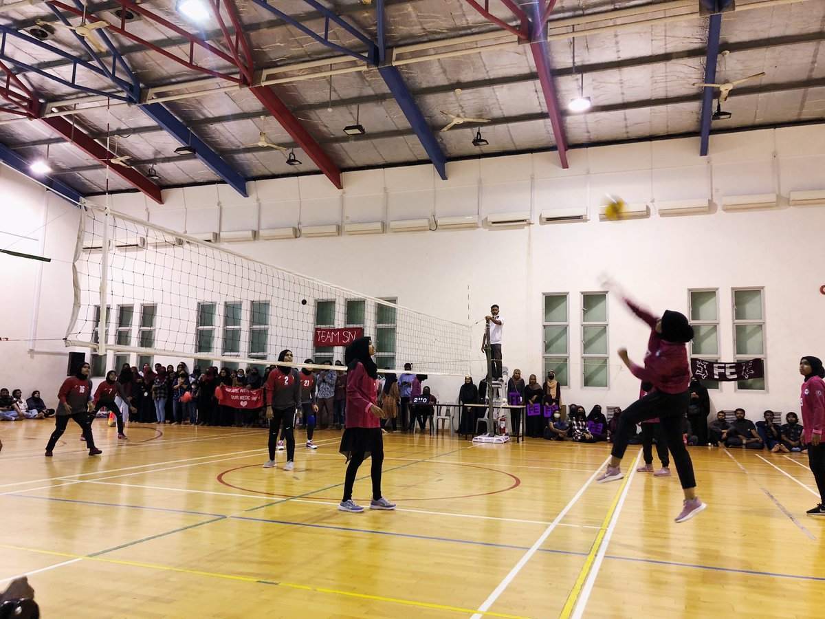 MNUSU's tweet photo. It’s SN vs FE in the semifinals as the last spot in the finals of Women’s Division of MNUSU Inter Faculty Volleyball Tournament 2021 is up for grabs.
Stay tuned as we bring the latest updates of the match LIVE from @MNU PE Hall.
#MNU #MNUSU #MNUSUIFVBT21 #IFVBT21 #SNFE https://t.co/qU1qTv35pQ