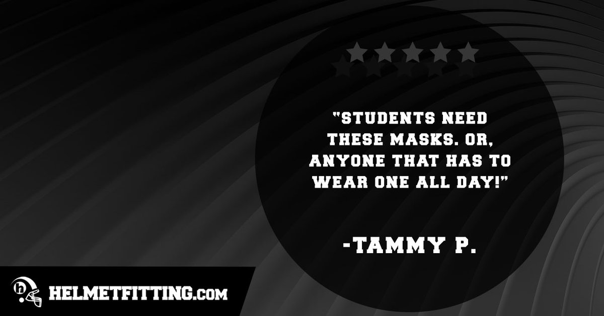 Helmetfitting's tweet photo. We are glad to hear our #SHEMA97 #masks by https://t.co/G7kuFxJpcv are comfortable enough to wear all day!
Thank you for taking to the time to give us review, Tammy! 🙂
💬 Want to share your SHEMA97 mask experience? Leave us a review at https://t.co/2M3TZ3MSUY. #HelmetFitting https://t.co/Lso3PJ5JLU