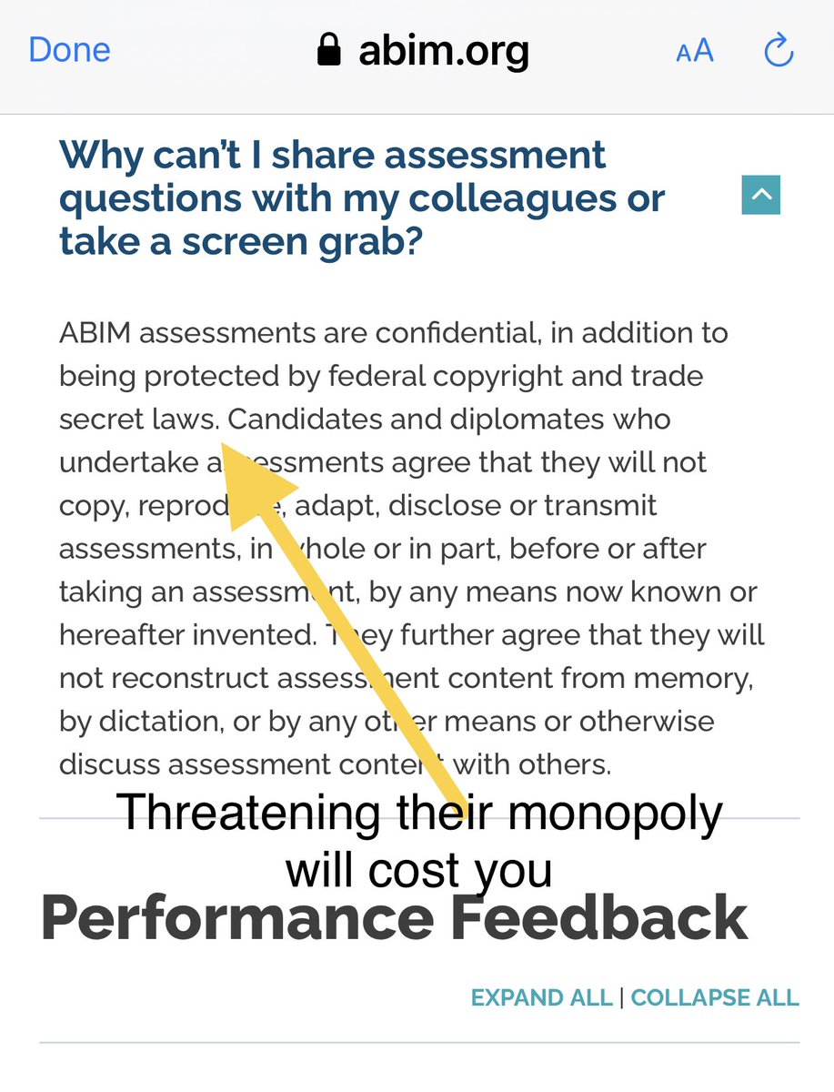 How are medical facts copyrighted and deemed “trade secrets” by the ABIM? Can they really restrict physicians’ free speech protections this way?