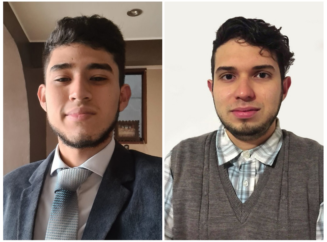 pucp's tweet image. Felicitamos a nuestros estudiantes Héctor Alegría Cortez (izq.) y Jorge Leiva García (der.), quienes encontraron esta nueva manera de ayudar a pacientes con quemaduras al llevar el curso Fundamentos de #Biodiseño, en el que ahondaron en tratamientos para cicatrices.