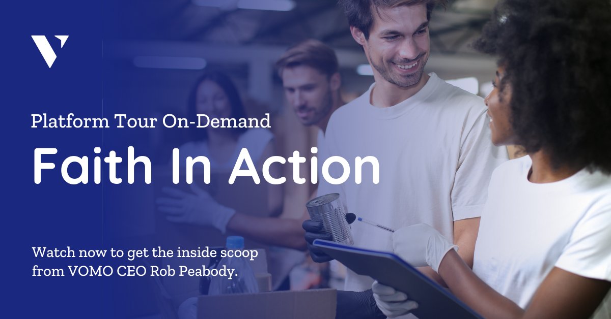 Church leaders, get insights into engaging your members' faith to drive action in the community. <a href="/RobPeabody/">Rob Peabody</a> highlights how VOMO is built to do just that. Want tech to work harder for you and help you make an impact? Check out the on-demand tour >> vomo.org/industries/fai… #church