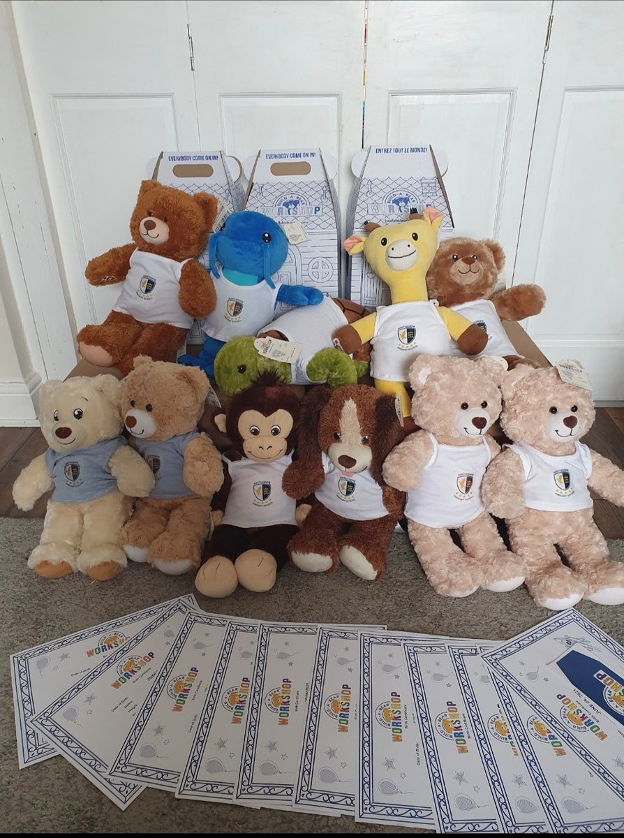 Friendsofainth2's tweet photo. Build-a-Bear comp: Each class has a game with names printed on it. Children can choose up to 2 names a £1 each for a chance to win their class bear. The winning name is wrapped up in the box with the bear. When all names have been chosen your teacher will reveal the winner 🐻 https://t.co/cmCFnRhd7B