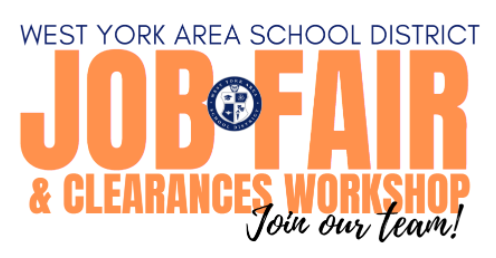Come see what we have to offer!
Job Fair &amp; Clearances Workshop
Mon., October 11, 2021
9AM - 3PM
West York Area School District Administration Office
1891 Loucks Rd, Suite 100
Follow the link for information &amp; to register (not required): bit.ly/2021WYASDJOBFA…
#wyasd  #wyproud