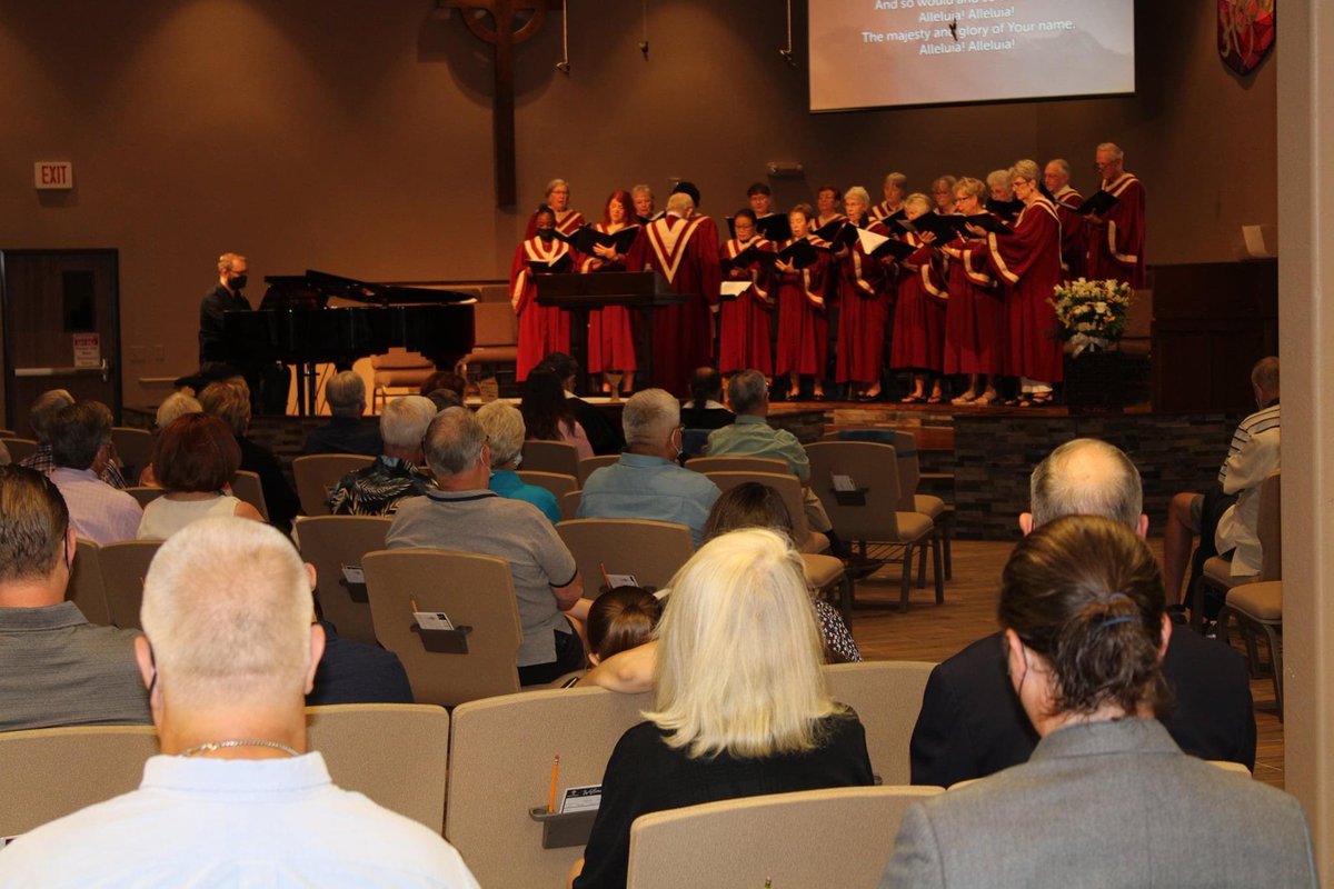 CpcGoodyear's tweet photo. We re-dedicated the newly renovated Sanctuary this past Sunday &amp; recognized the work Gene Howard &amp; Ricardo Lopez undertook. Dr. David Wilson's vision of a Sanctuary with hardened floors and an organ installed was realized. We give God praise! #cpcgoodyear #ecochurch https://t.co/UTLMrh5AKy