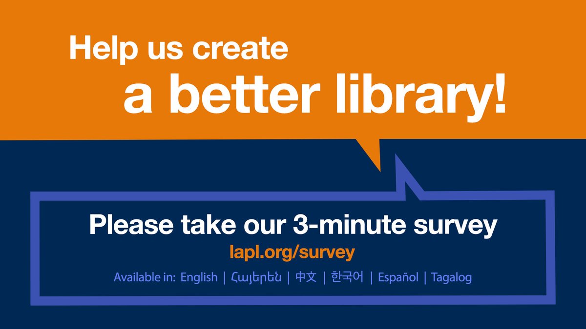 L.A. Public Library tweet media