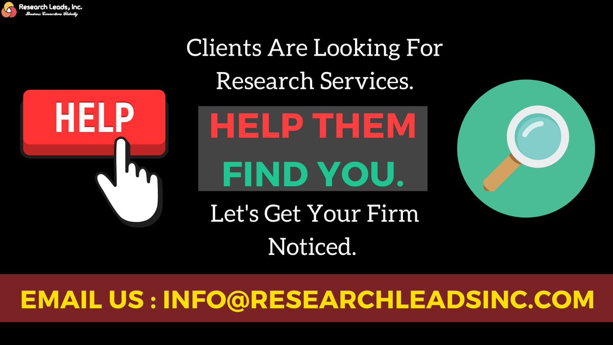 research_leads's tweet photo. We place your #market #research #firm in the spotlight by introducing you to decision-makers over verified meetings. 

DM us or drop a hey on info@researchleadsinc.com

#marketresearchers #marketresearch #connections  #customerbuilding #marketresearchcompany #businessdevelopment https://t.co/GNM7yeLIth