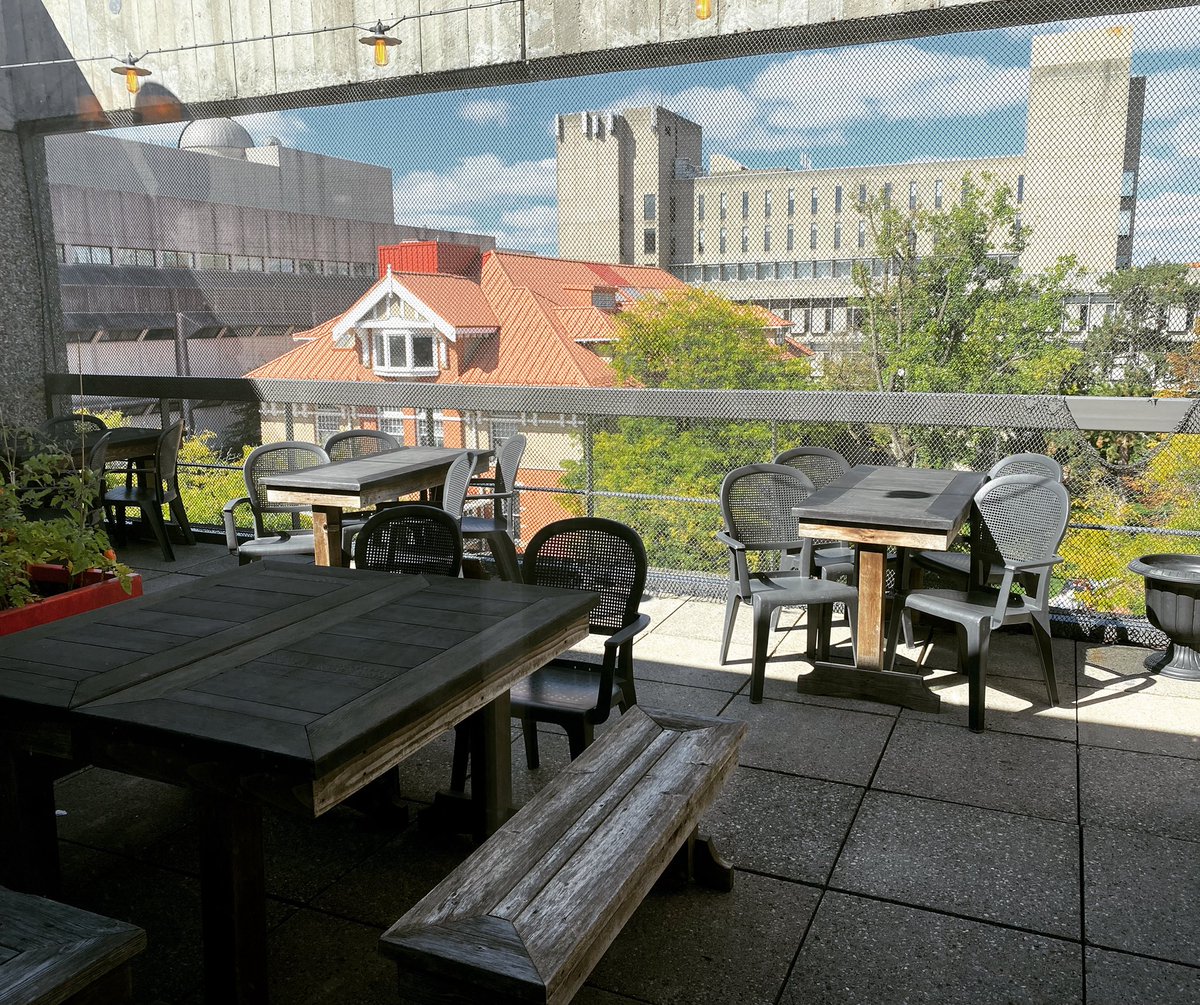 Have you visited our sister restaurant The Lookout yet? To enjoy this view (along with some amazing food), head up to the 5th floor of the UC!