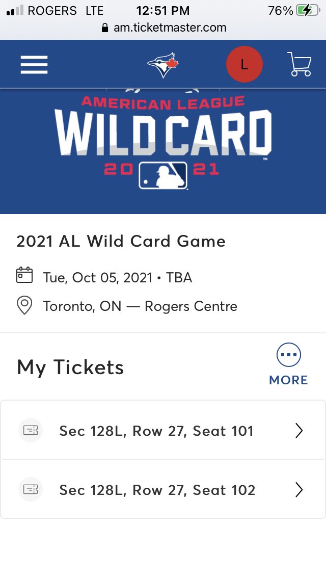 lconway1973's tweet photo. YESSSSS!!! Let’s Go Blue Jays, I’m ready!!! #WeAreBlueJays #LetsGetLoud https://t.co/nhSGeUGzjK