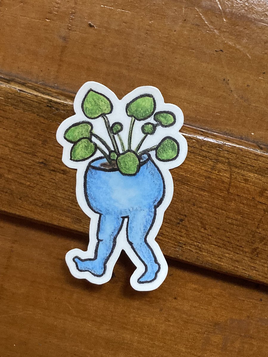 lowlyesculent's tweet photo. Potted Pants Stickers are here! Bundle is listed in my shop. Singles will be made available over the next few days 😚 https://t.co/avHPKK5m73