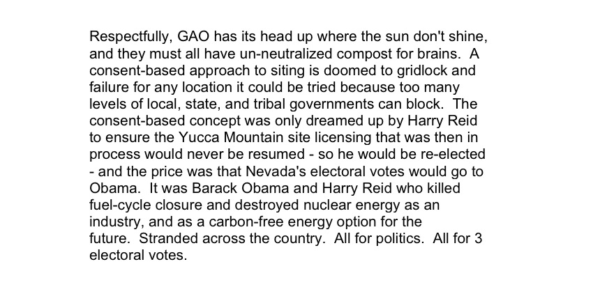 Yucca_Mountain's tweet photo. The attached message was posted on Facebook by Daniel J. Graser. He was the Licensing Support Network Administrator, Atomic Safety &amp; Licensing Board Panel, U.S. Nuclear Regulatory Commission. https://t.co/pLcQElcvh9
