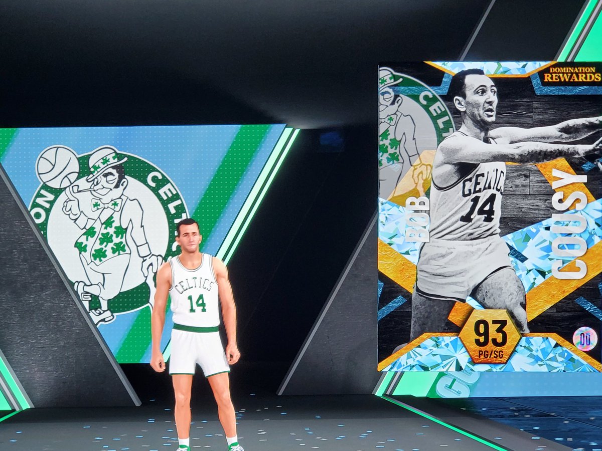 RT @B_Street_Bully: Welcome to the team Bob Cousy #NBA2K22 #NBA2K22MYTEAM @NBA2K_MyTEAM https://t.co/cFApzAGLNu