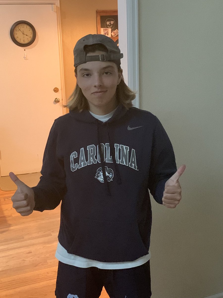 Chriskinggm's tweet photo. Go Tar Heels! She chose Carolina https://t.co/bTlyRO8tuT