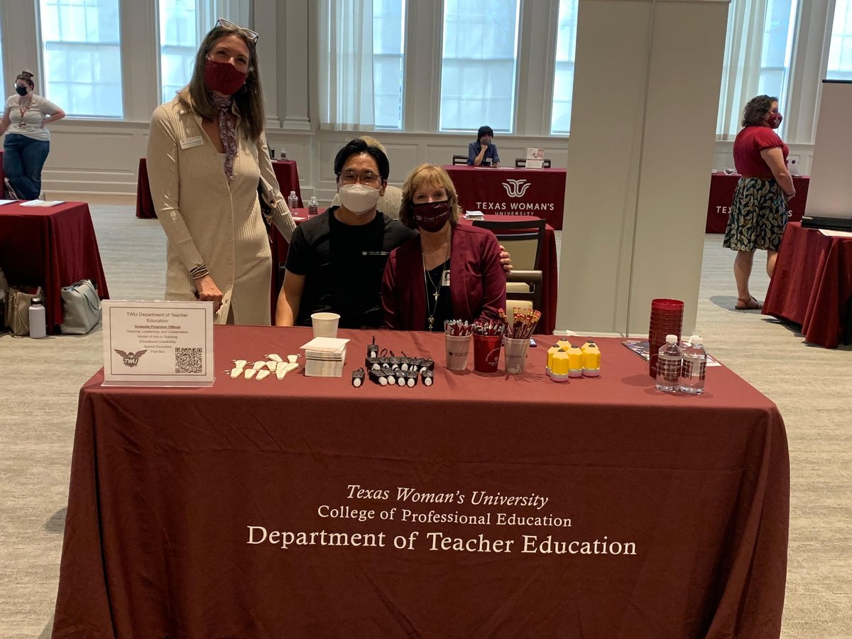 GradSchoolTwu's tweet photo. Going on now! Check out the Graduate and Professional School Fair happening at the Denton Campus Student Union at Hubbard Hall in the SE Ballroom https://t.co/7RZK4zn0ES