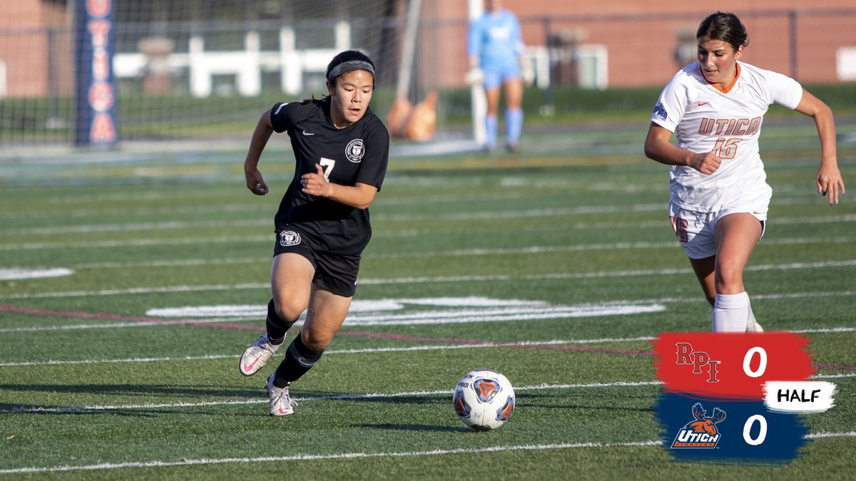 RPIAthletics's tweet image. .@RPIWS and Utica are scoreless at the half. Shots favor the Engineers, 7-2.

#RPIWS | #d3soccer