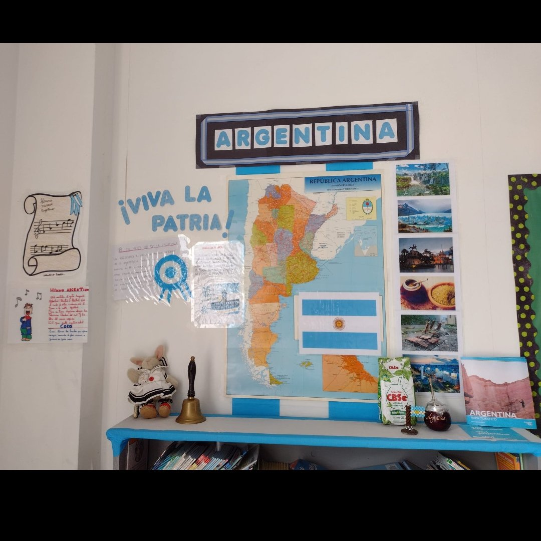 malaguir's tweet photo. Before the month is over I wanted to thank the 2nd grade teacher Ms. Bryant @globalhawks for letting me use this corner in her classroom to display my Argentinian Cultural Corner!! I'm delighted to see it there everytime I go to 2nd grade!! @ParticipateLrng #unitingourworld https://t.co/Ue6oKgInnV