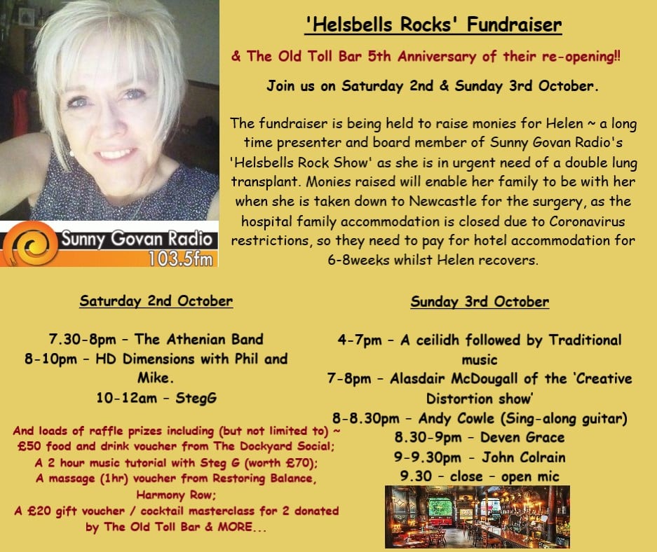 Details for the fundraiser event taking place this weekend for <a href="/Helsbells_Rocks/">Helsbells</a> 
hope to see you there!