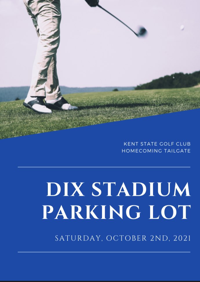 KentStateGC's tweet image. Be on the lookout this Saturday at the Homecoming game! Tailgate begins at noon, we will have a table and banners set up so please come out and hang out with us!