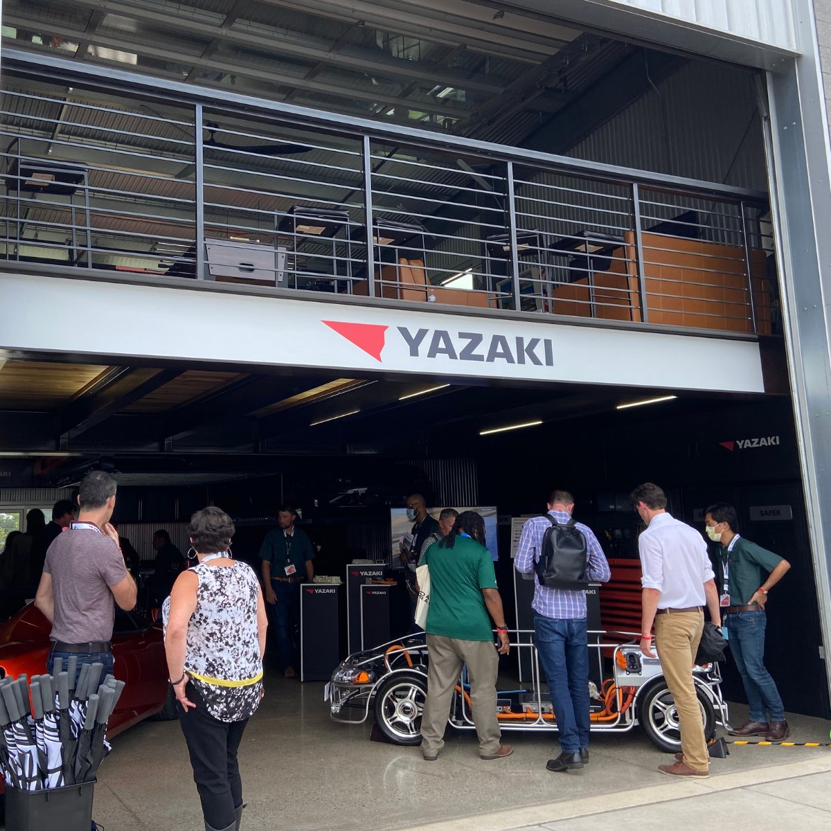 identitypr's tweet photo. Did you check out #MotorBella last week? "The future of auto shows" was an opportunity for clients like Yazaki North America, Escalent and Detect-It to share innovations and expertise. We supported clients with everything from on-site branding to media interviews! #LeaveAMark https://t.co/j6GaCEBQN1