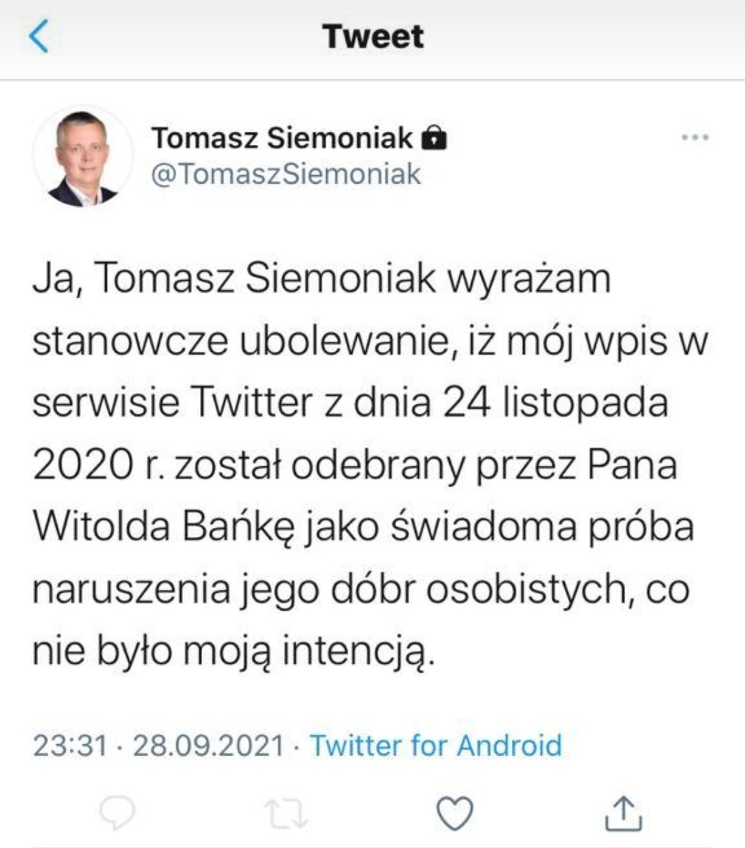 Ponieważ Siemoniak wyraża ubolewanie, ale schował się za kłódką, pomagamy szerszej publiczności to zobaczyć 👇👇👇