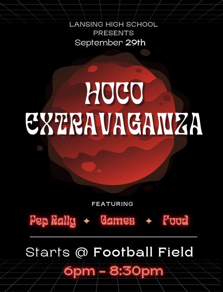 Join us for the Homecoming Extravaganza! #proudofthepride #LHSCheer