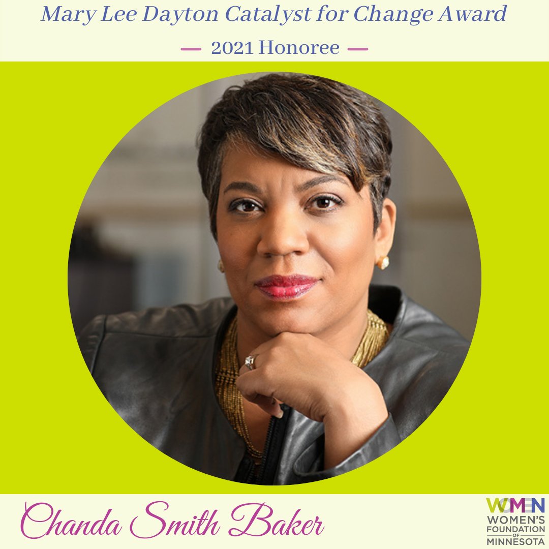 Women's Foundation of Minnesota (@womensfndnmn) on Twitter photo đWFMN is thrilled to honor @Chandasbaker of <a href="/mplsfoundation/">The Minneapolis Foundation</a> w/ the Mary Lee Dayton Catalyst for Change Award this week at our annual Leadership & Legacy Celebration. Congratulations, Chanda! We are grateful to have such a groundbreaking catalyst for change like you as a partner. đWFMN is thrilled to honor @Chandasbaker of <a href="/mplsfoundation/">The Minneapolis Foundation</a> w/ the Mary Lee Dayton Catalyst for Change Award this week at our annual Leadership & Legacy Celebration. Congratulations, Chanda! We are grateful to have such a groundbreaking catalyst for change like you as a partner.