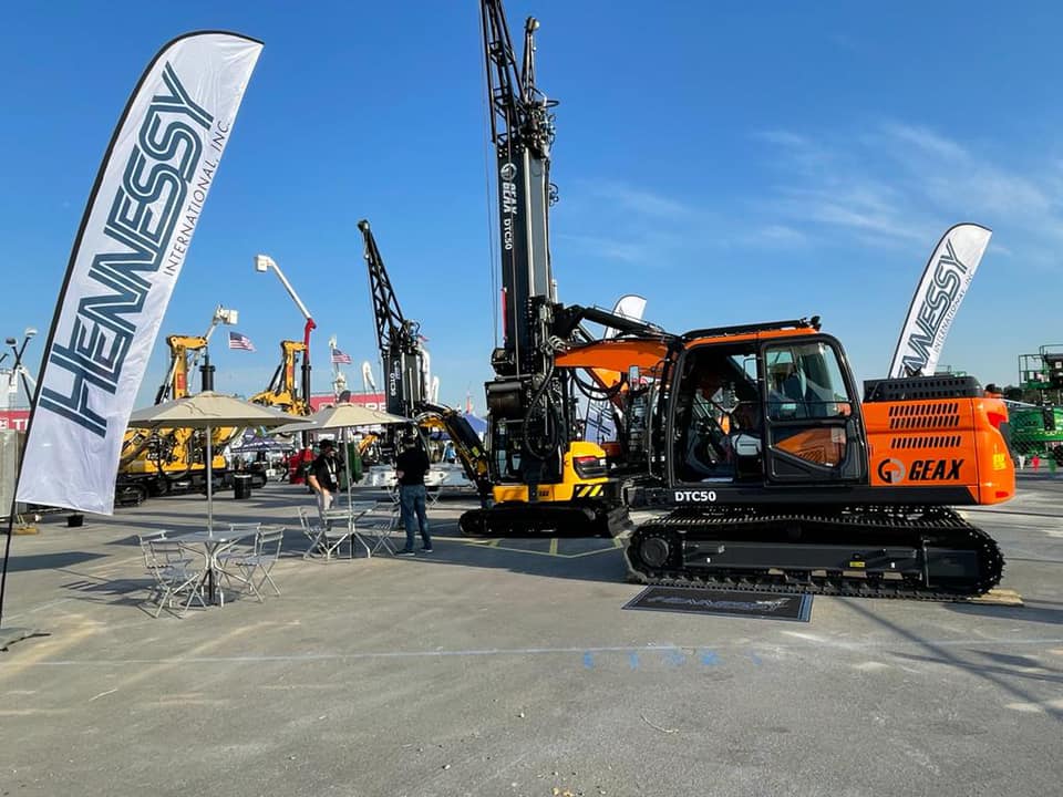 Geax present at <a href="/TheUtilityExpo/">The Utility Expo</a>  in Louisville KY #geax #TheUtilityExpo #UtilityExpo21 #pilingrigs #drillrigs #foundationequipment #shoring