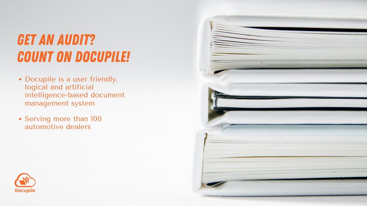 DocupileDMS's tweet photo. Docupile a user-friendly and artificial intelligence based document management  system.
#cloudcomputing #cloudstorage #usefriendly #artificalintelligence #audit #docupile #dms #documentmanagement https://t.co/AVzaErQV2r