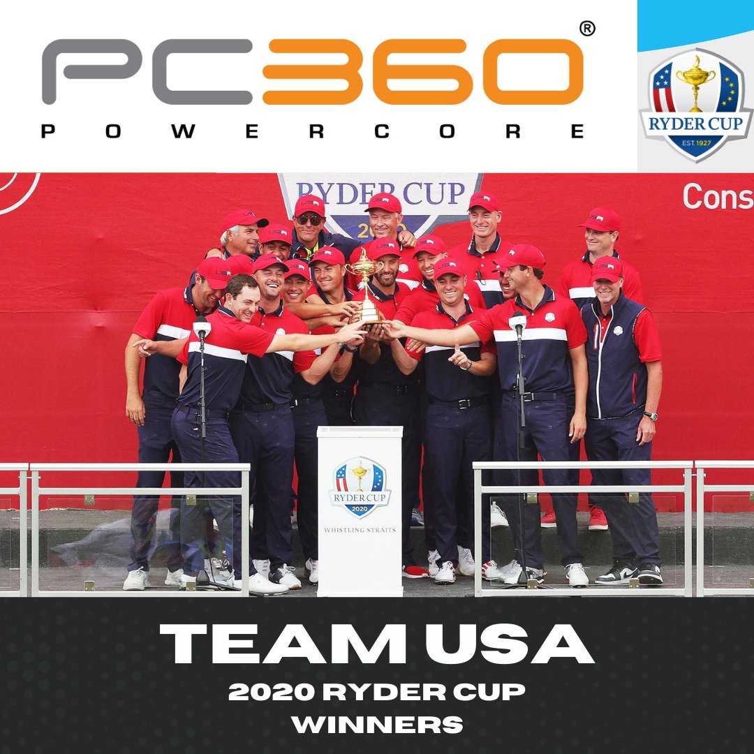 Powercore360's tweet image. Congratulations to #TeamUSA on winning the #RyderCup 🏆

In the end, a record 19-9 win over Europe for Steve Stricker and co 🇺🇸

If you&apos;ve been inspired by the Ryder Cup, check out the PC360 website for more information on our #Golf training system 👉 bit.ly/3obIwnd