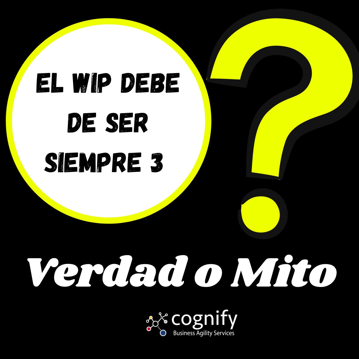 CognifyServices's tweet photo. Agilista, el WIP siempre debe ser 3 para que el sistema fluya, ¿Tú que opinas, verdad o mito? Escribe en los comentarios tu respuesta. #YesWeKanban #VerdadOmito #Kanbanista #UnlimitedPower https://t.co/4BgBbk8bDR
