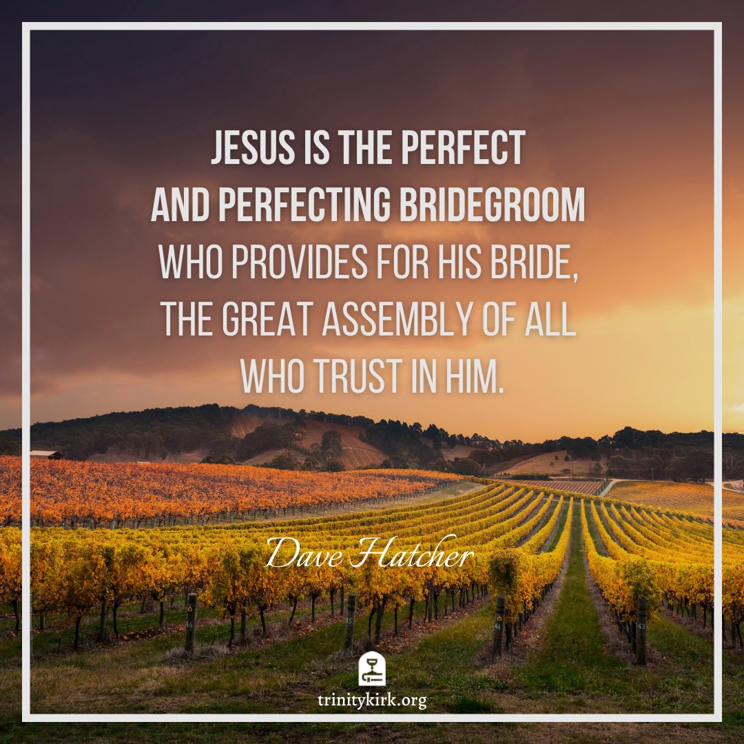 trinitykirkers's tweet photo. “At this wedding in Cana, the bridegroom falls short in his duties and in the first miracle Jesus fulfills what the bridegroom could not. 

From the sermon, “The Wine”, by Pastor Dave Hatcher. 

To listen tap the link below. 

Apple Podcast:
https://t.co/aYIb2Go9fA https://t.co/wjb5mzvN1L