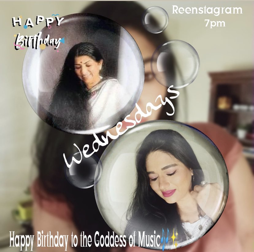 reena_hebbar's tweet photo. Wishing the Goddess of Music, Maa Saraswati, Nightingale of India @mangeshkarlata ji a very Happy Birthday ππ
Join me tomorrow at 7pm on #reenstagram β¨ππΆ
Letβs together celebrate her Birthday and relive all her songsπ
Hereβs π the link:
https://t.co/CEmYFY0Esj https://t.co/9fuqwPhnCW