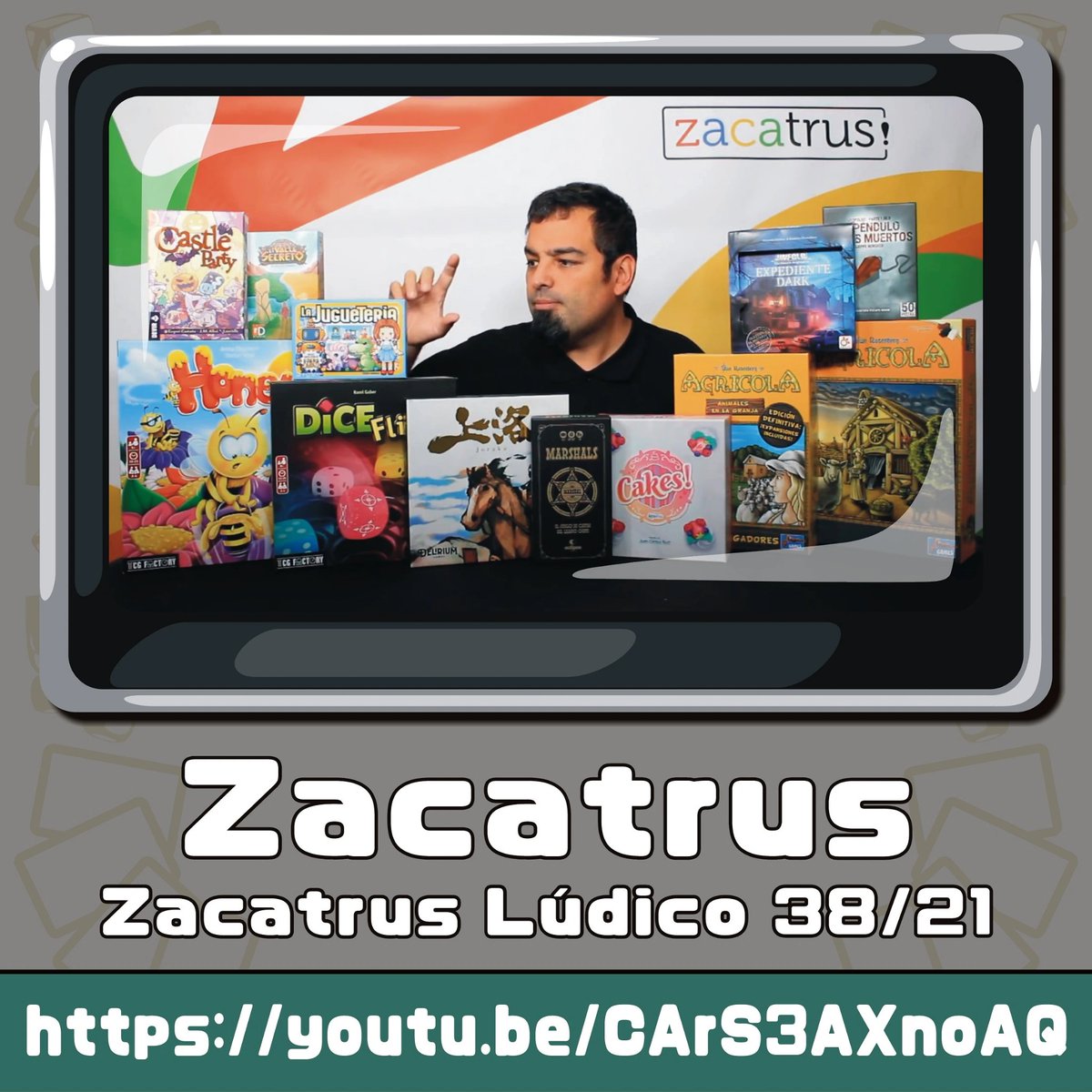 mixinjuegos's tweet photo. ¡Ya tenemos veredicto sobre La Juguetería por parte de @masivi en el @zacatrus Lúdico de esta semana! (38/21)

Si queréis saber cuál es su opinión id al siguiente enlace:
Aquí: https://t.co/8b2OwboGtx
(minutos 3'54'' al 5'23'') 🤖🚀🦖

#lajugueteriamg #mixingames #juegosdemesa https://t.co/iuhV5PQmm5
