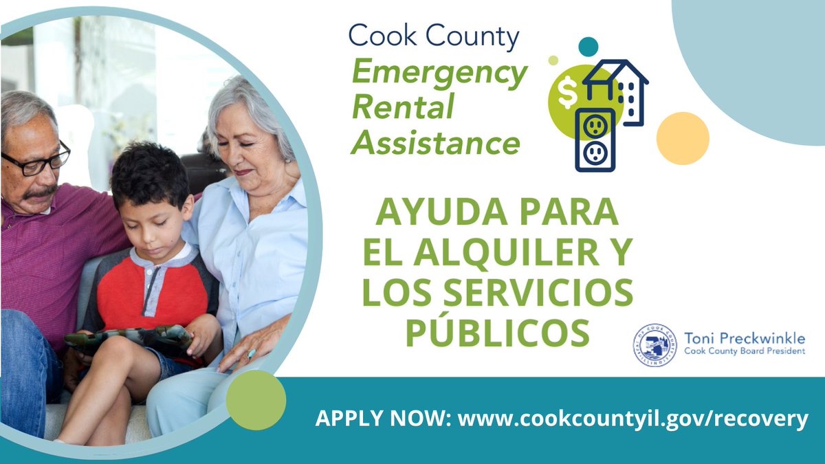 SSHousingCenter's tweet photo. ¿Tiene problemas para pagar el alquiler o los servicios públicos?
La Asistencia de alquiler de emergencia del condado de Cook ahora está aceptando solicitudes.
Aplica ya: https://t.co/XE0nCB5wqp
#OneCookCounty #BuildingSuburbanCommunities https://t.co/xnLLkQl4o1